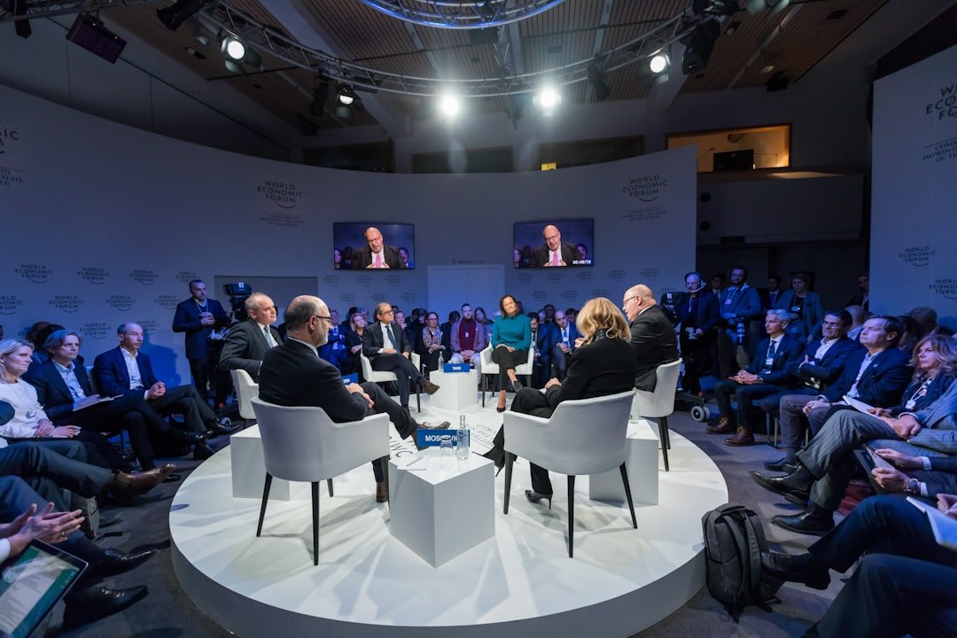 Panel discussion with speakers on stage